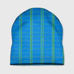 Шапка Color light blue cage
