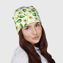 Шапка Авокадо - паттерн, цвет: 3D-принт — фото 2