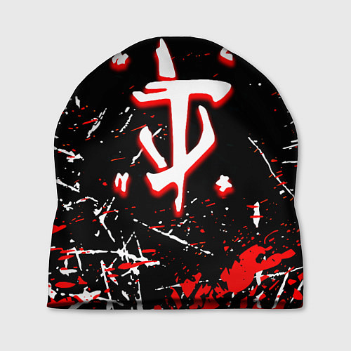 Шапка Doom краски штрихи / 3D-принт – фото 1