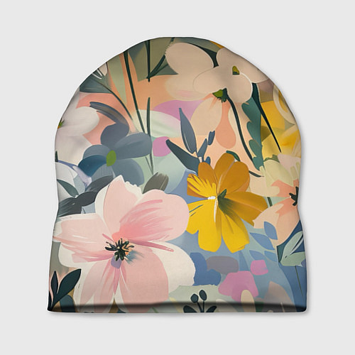 Шапка Цветы цветочки / 3D-принт – фото 1