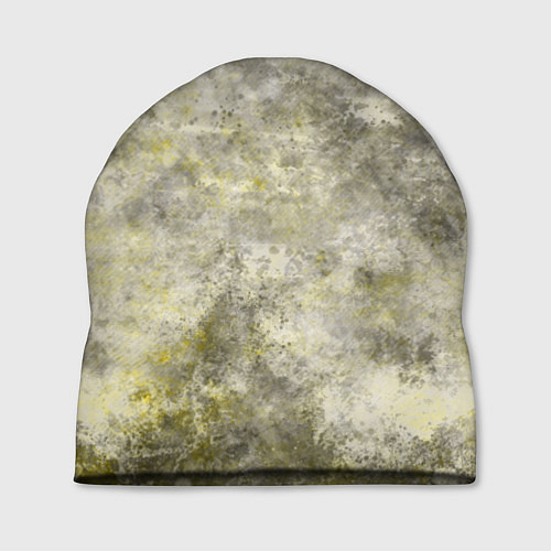 Шапка Абстракция - yellow acidic liquid / 3D-принт – фото 1