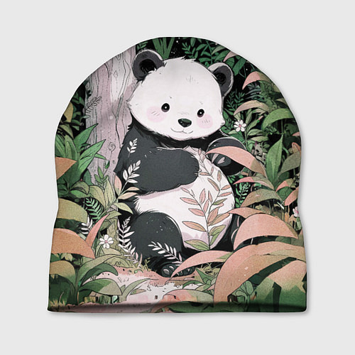 Шапка Панда в лесу / 3D-принт – фото 1