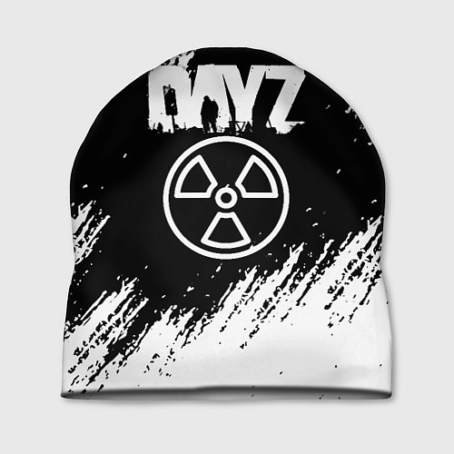 Шапка Dayz белые краски лого / 3D-принт – фото 1
