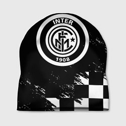 Шапка Inter клетка краски