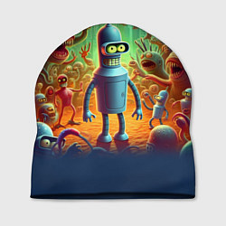 Шапка Робот-сгибальщик Бендер среди чудовищ