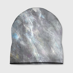 Шапка Абстракция - white smoke on gray background, цвет: 3D-принт