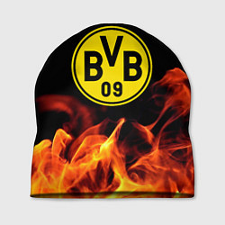 Шапка Borussia огонь текстура