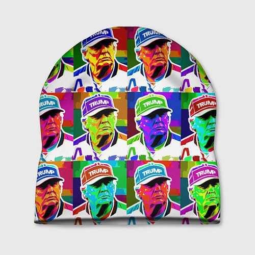 Шапка Donald Trump - pop art poster / 3D-принт – фото 1