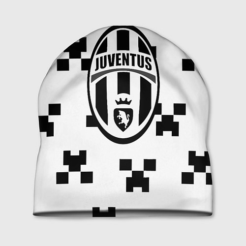 Шапка Juventus x minecraft pattern / 3D-принт – фото 1