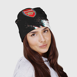 Шапка Арсенал краски глитч текстура, цвет: 3D-принт — фото 2