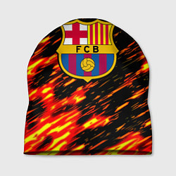 Шапка Barcelona штрихи огненные