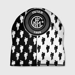 Шапка Inter паттерн люди спорт