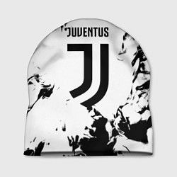 Шапка Juventus черные краски абстракция