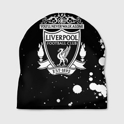 Шапка Liverpool белые текстура краски