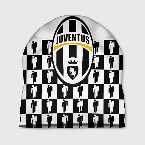 Шапка Juventus болельщики паттерн / 3D-принт – фото 1