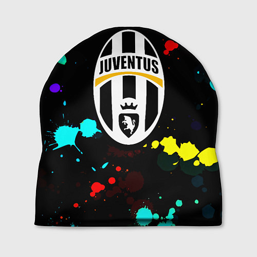 Шапка Ювентус брызги красок неон / 3D-принт – фото 1