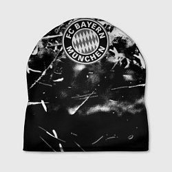 Шапка Bayern Mnchen черно белая бумага