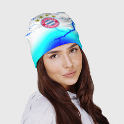 Шапка Бавария Мюнхен молнии, цвет: 3D-принт — фото 2