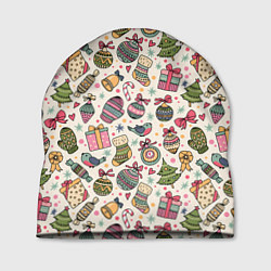 Шапка Новогодний паттерн