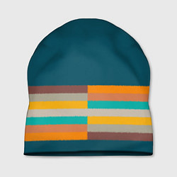 Шапка Индиго и шумовой градиент заката с текстурой