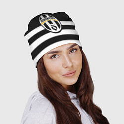 Шапка Juventus линии, цвет: 3D-принт — фото 2