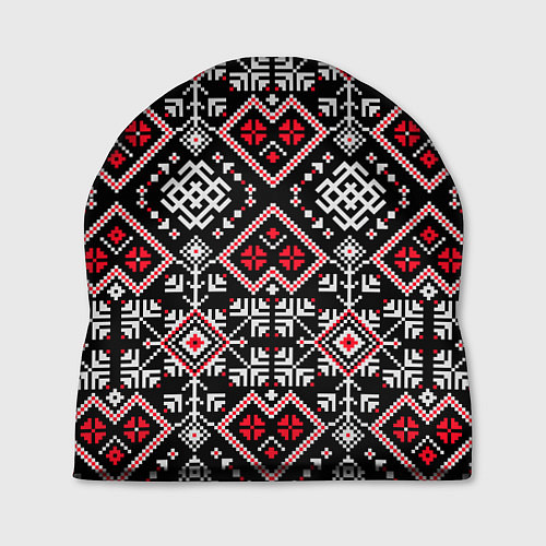 Шапка Славянский орнамент обережный / 3D-принт – фото 1