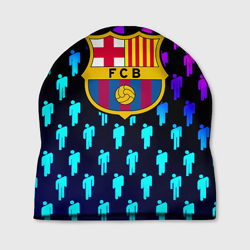 Шапка Barcelona люди градиент неон / 3D-принт – фото 1