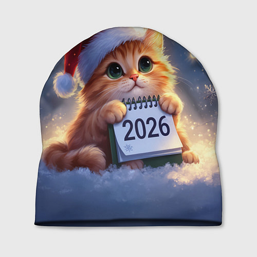 Шапка Кот который ждет новый год / 3D-принт – фото 1