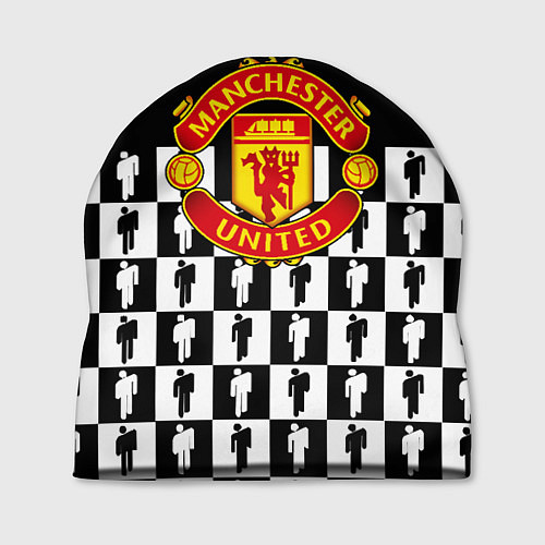 Шапка Манчестер Юнайтед люди паттерн / 3D-принт – фото 1