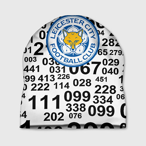 Шапка Лестер сити цифры символы / 3D-принт – фото 1