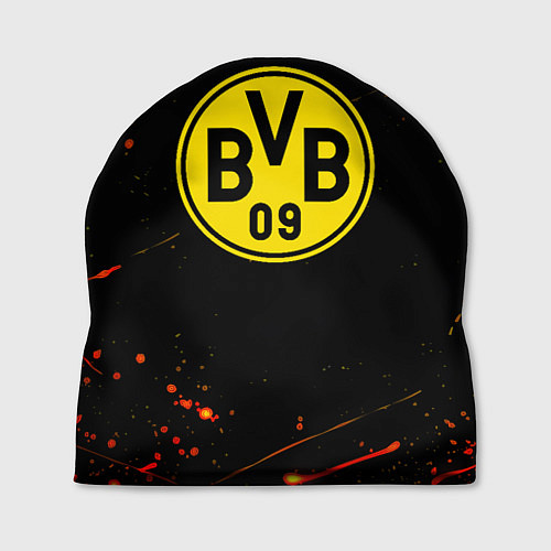Шапка Боруссиа огненные краски текстура / 3D-принт – фото 1