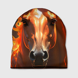 Шапка Портрет огненной лошади