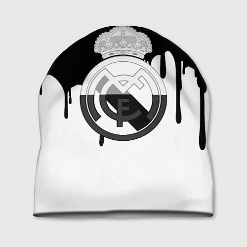 Шапка Реал Мадрид жидкие краски текстура / 3D-принт – фото 1