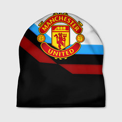 Шапка Манчестер Юнайтед геометрия спорт, цвет: 3D-принт