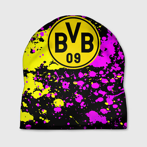 Шапка Borussia абстрактные краски текстура / 3D-принт – фото 1
