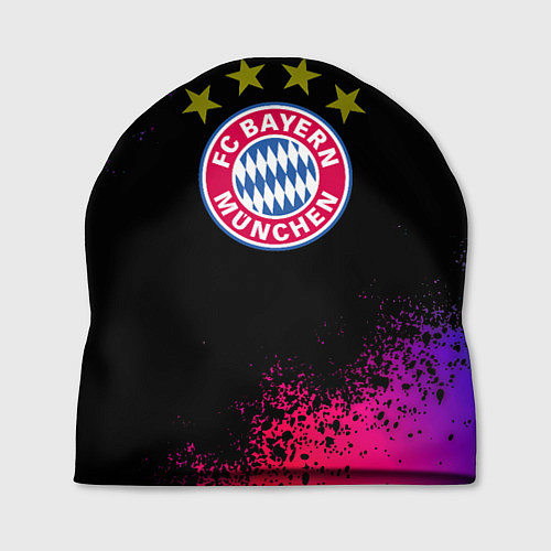 Шапка Бавария Мюнхен краски неон градиент / 3D-принт – фото 1