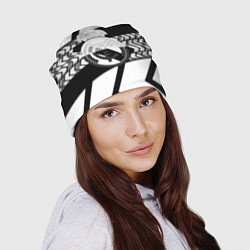 Шапка Реал Мадрид краски полосы, цвет: 3D-принт — фото 2