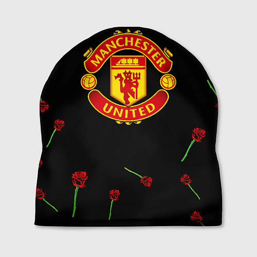 Шапка Манчестер Юнайтед розы / 3D-принт – фото 1