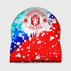 Шапка Манчестер Юнайтед неон, цвет: 3D-принт
