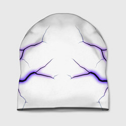 Шапка Color white purple