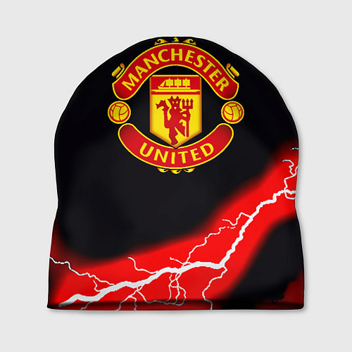 Шапка Манчестер Юнайтед шторм молнии / 3D-принт – фото 1