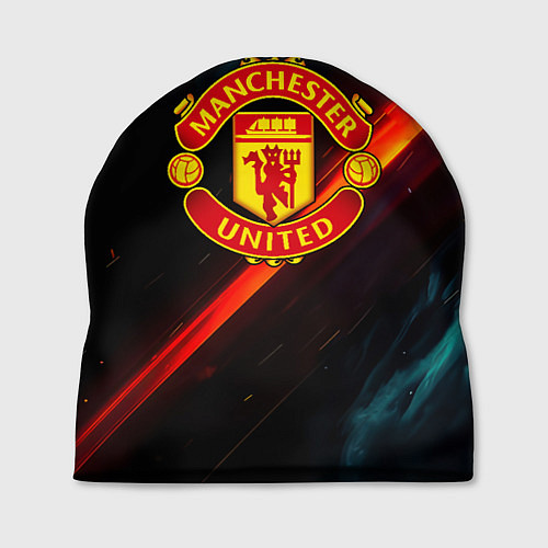 Шапка Манчестер Юнайтед абстракция / 3D-принт – фото 1