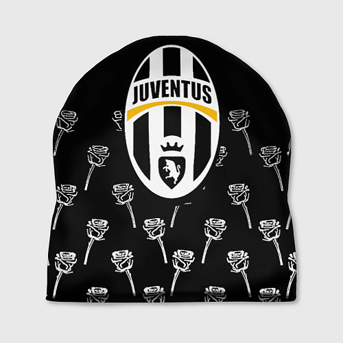 Шапка Ювентус белые розы / 3D-принт – фото 1