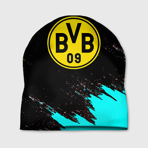 Шапка Borussia краски штрихи / 3D-принт – фото 1