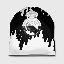 Шапка Реал Мадрид белая геометрия