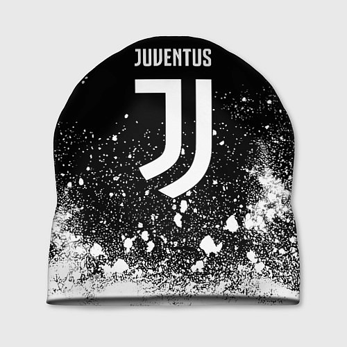 Шапка Ювентус всплеск белых красок / 3D-принт – фото 1