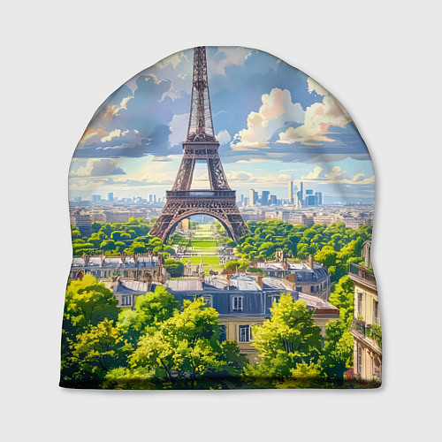 Шапка Эйфелева башня в сердце Парижа / 3D-принт – фото 1