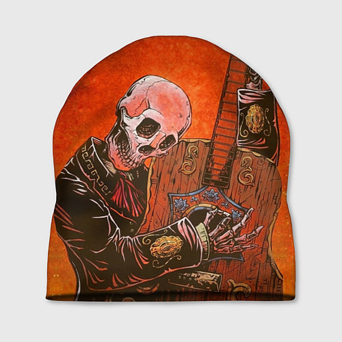 Шапка Скелет с гитарой / 3D-принт – фото 1