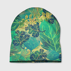 Шапка Узор из листьев, цвет: 3D-принт