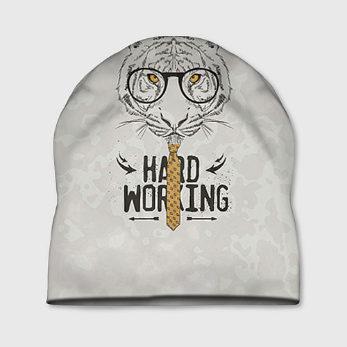Шапка Tiger: Hard Working / 3D-принт – фото 1